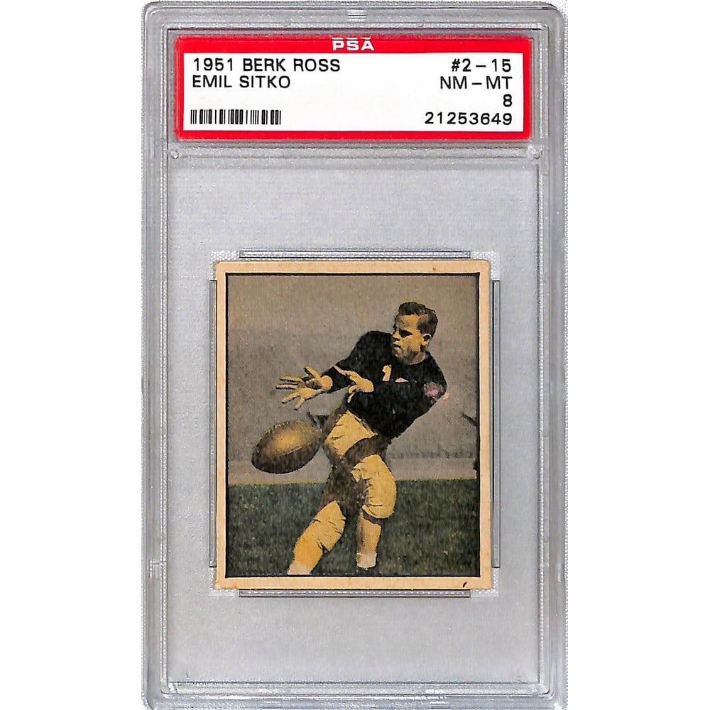 1951 Berk Ross Emil Sitko Psa 8 (1 of 2)