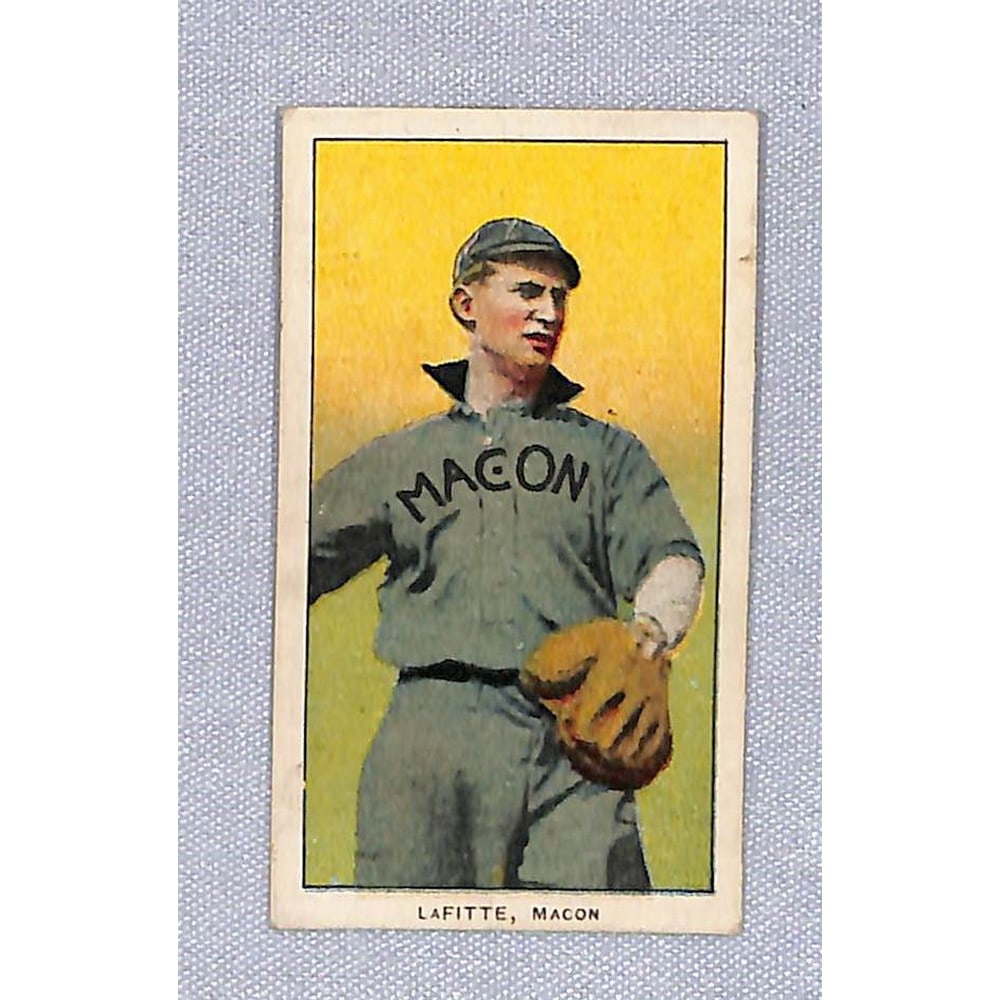 1909-11 T206 Lafitte Sl Old Mill Back: 1909-11 T206 Lafitte Sl Old Mill Back Crease Free