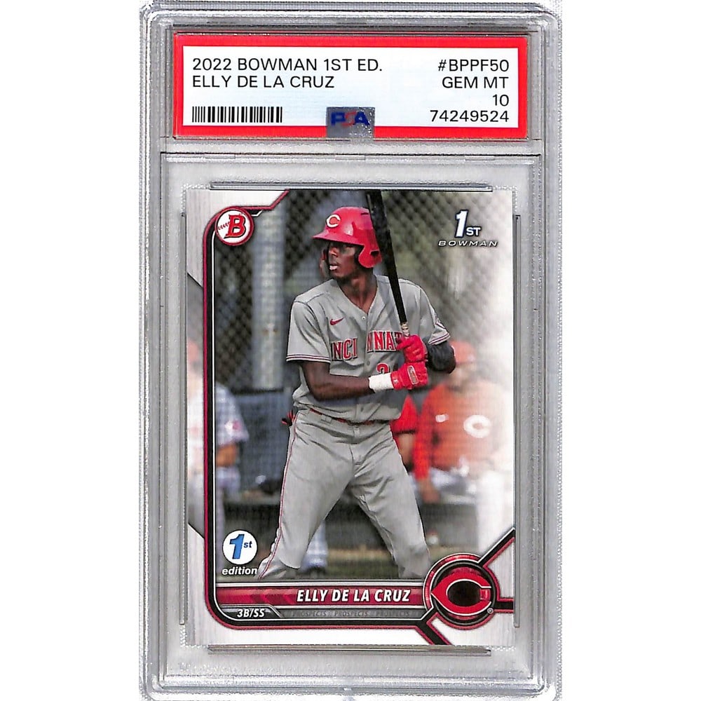 2022 Bowman 1st Elly De La Cruz Rc Psa 10 (1 of 2)