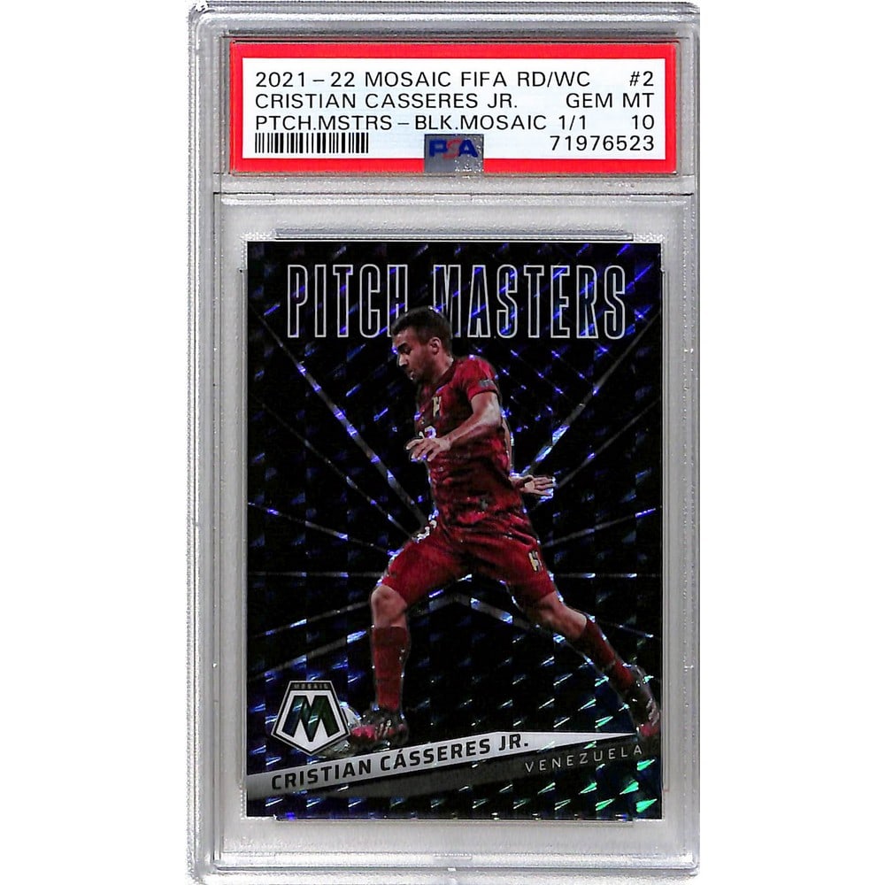 2021 Mosaic Cristian Casseres Jr. Psa 10 1/1: 2021 Mosaic Cristian Casseres Jr. Psa 10 1/1