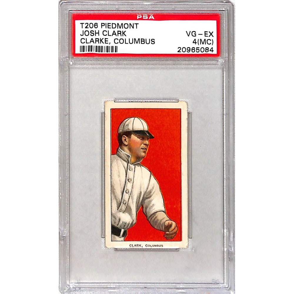 1909-11 T206 Josh Clark Psa 4 Mc (1 of 2)