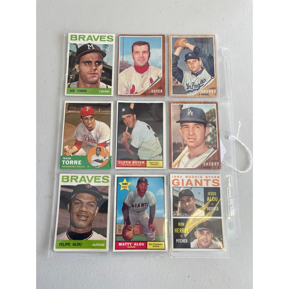 (9) 1960's Topps Baseball With Stars (1 of 2)