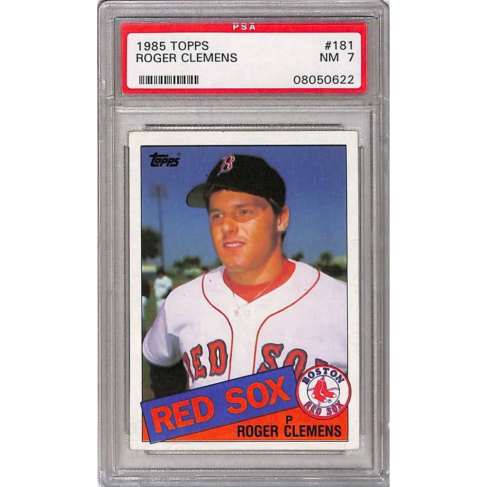 1985 Topps Roger Clemens Rc Psa 7 (1 of 2)