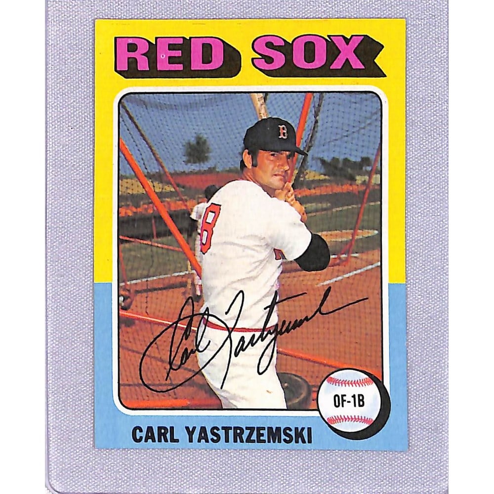 1975 Topps Carl Yastrzemski Card Nice Shape (1 of 2)