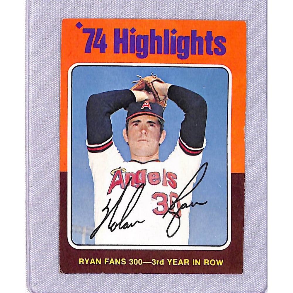 1975 Topps Nolan Ryan Card Nice Shape (1 of 2)