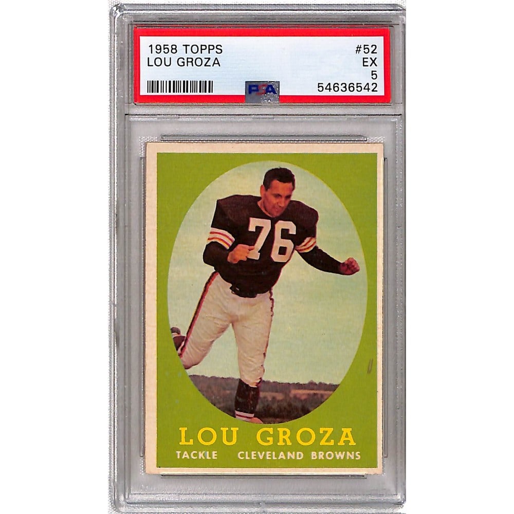 1958 Topps Lou Groza Psa 5 (1 of 2)