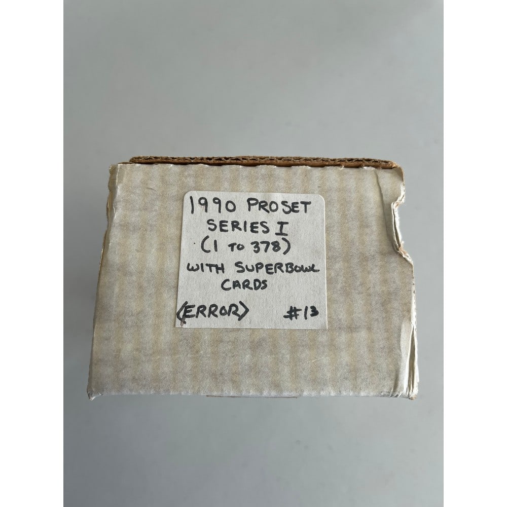 1990 Pro Set Series 1 Set: 1990 Pro Set Series 1 Set