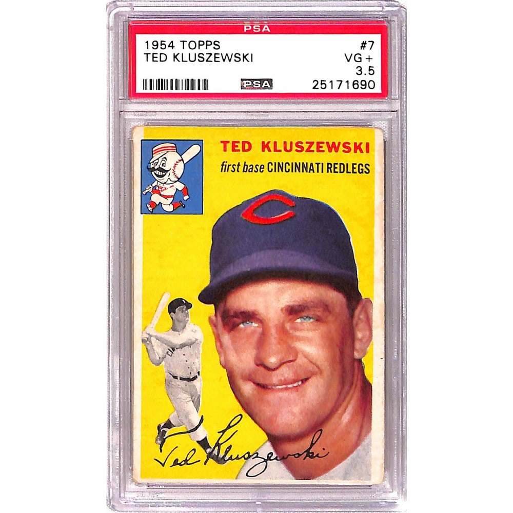 1954 Topps Ted Kluszewski Psa 3.5 (1 of 2)