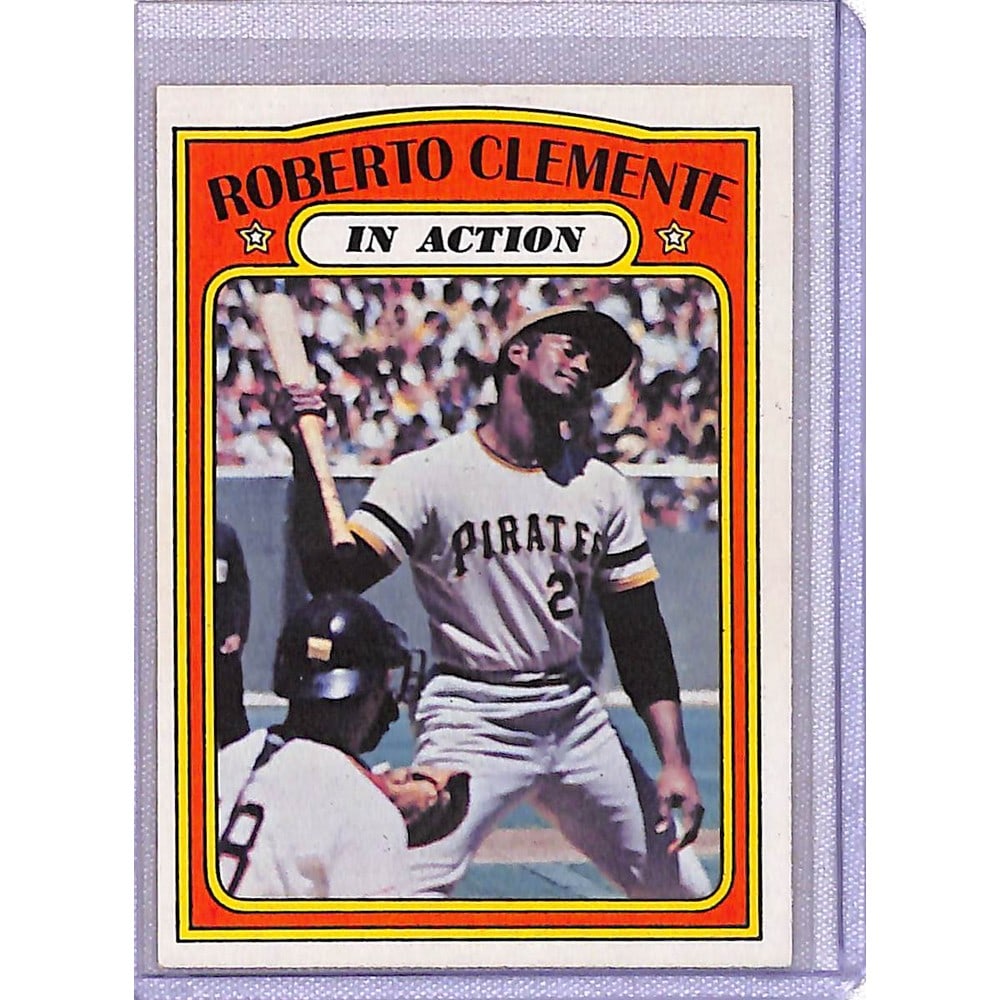 1972 Topps Roberto Clemente In Action (1 of 2)