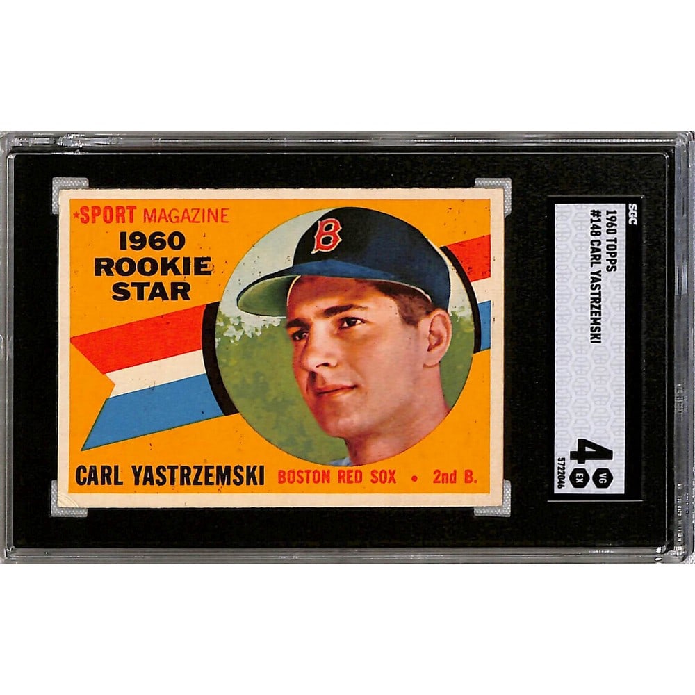 1960 Topps Carl Yastrzemski Rookie Sgc 4: 1960 Topps Carl Yastrzemski Rookie Sgc 4