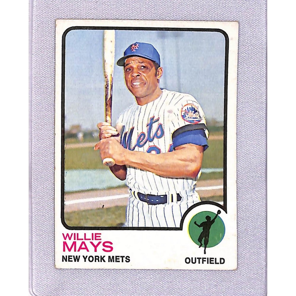 1973 Topps Willie Mays Crease Free (1 of 2)