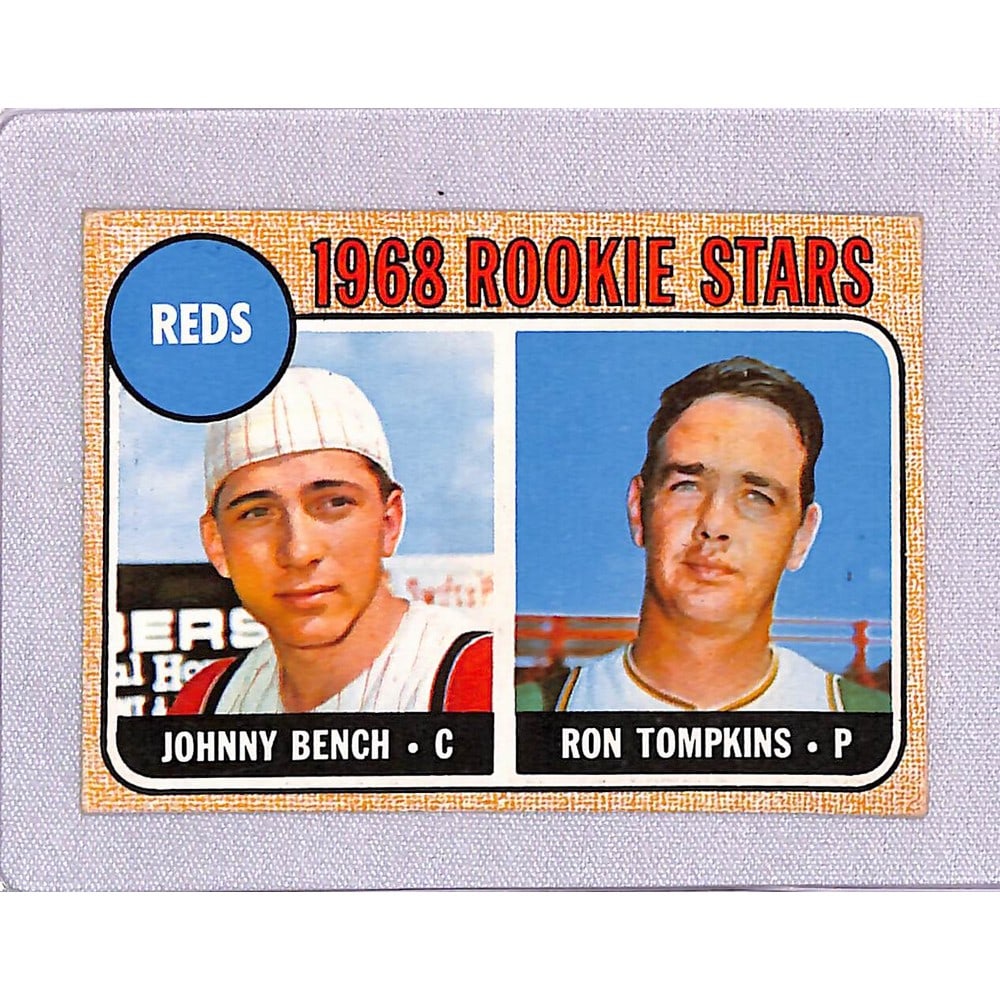 1968 Topps Johnny Bench Rc Crease Free (1 of 2)