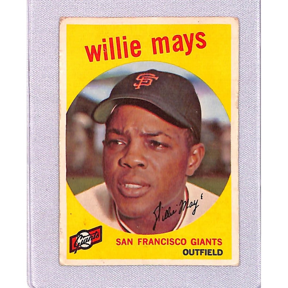 1959 Topps Willie Mays: 1959 Topps Willie Mays