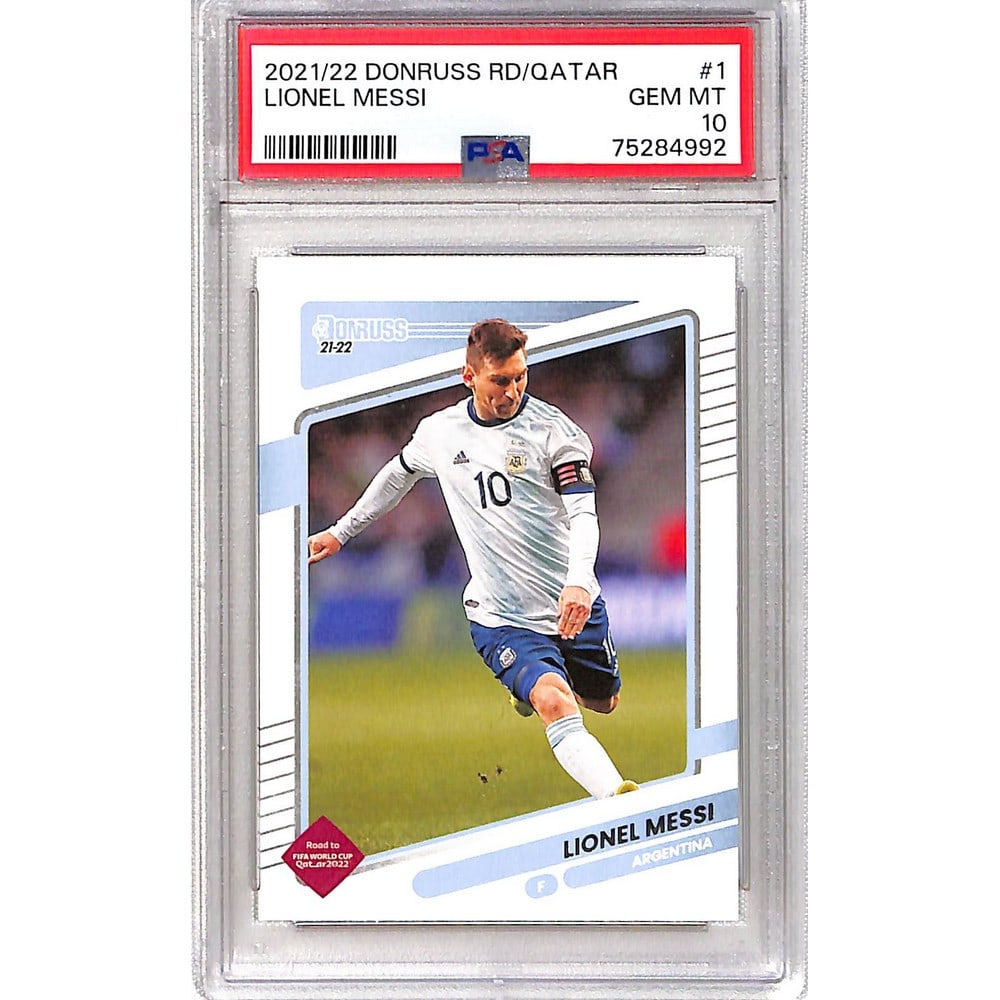 2021-22 Donruss Lionel Messi Psa 10: 2021-22 Donruss Lionel Messi Psa 10