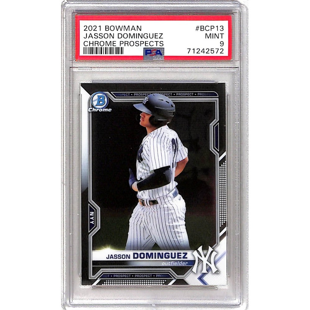 2021 Bowman Jasson Dominguez Rc Psa 9: 2021 Bowman Jasson Dominguez Rc Psa 9