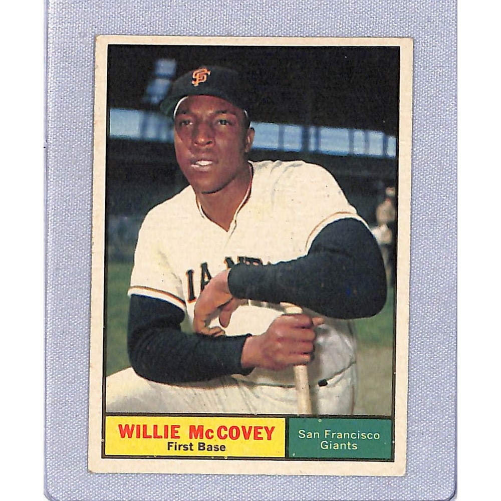 1961 Topps Crease Free Willie Mccovey: 1961 Topps Crease Free Willie Mccovey