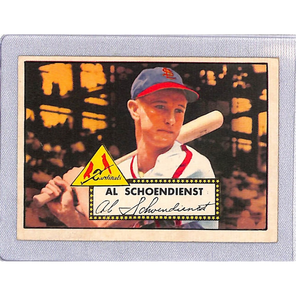 1952 Topps Red Schoendienst Hof (1 of 2)