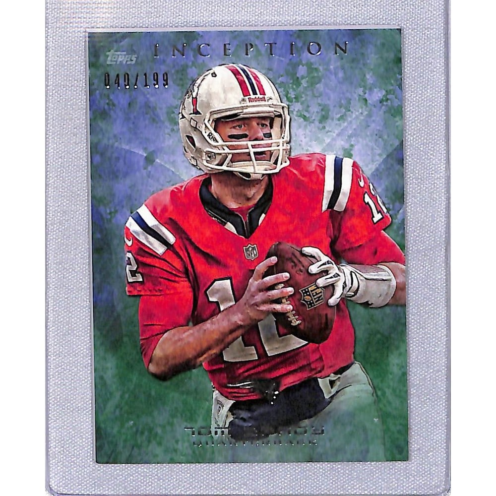 2013 Topps Inception Tom Brady 40/199: 2013 Topps Inception Tom Brady 40/199