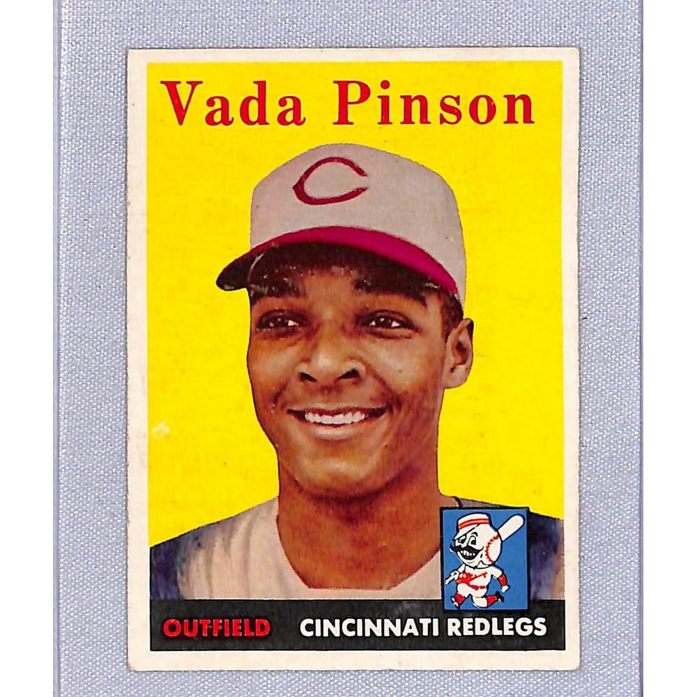 1958 Topps Vada Pinson Rookie Nice Shape (1 of 2)