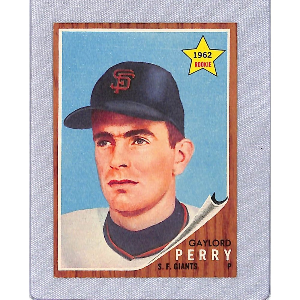 1962 Topps Gaylord Perry High Grade Rc: 1962 Topps Gaylord Perry High Grade Rc