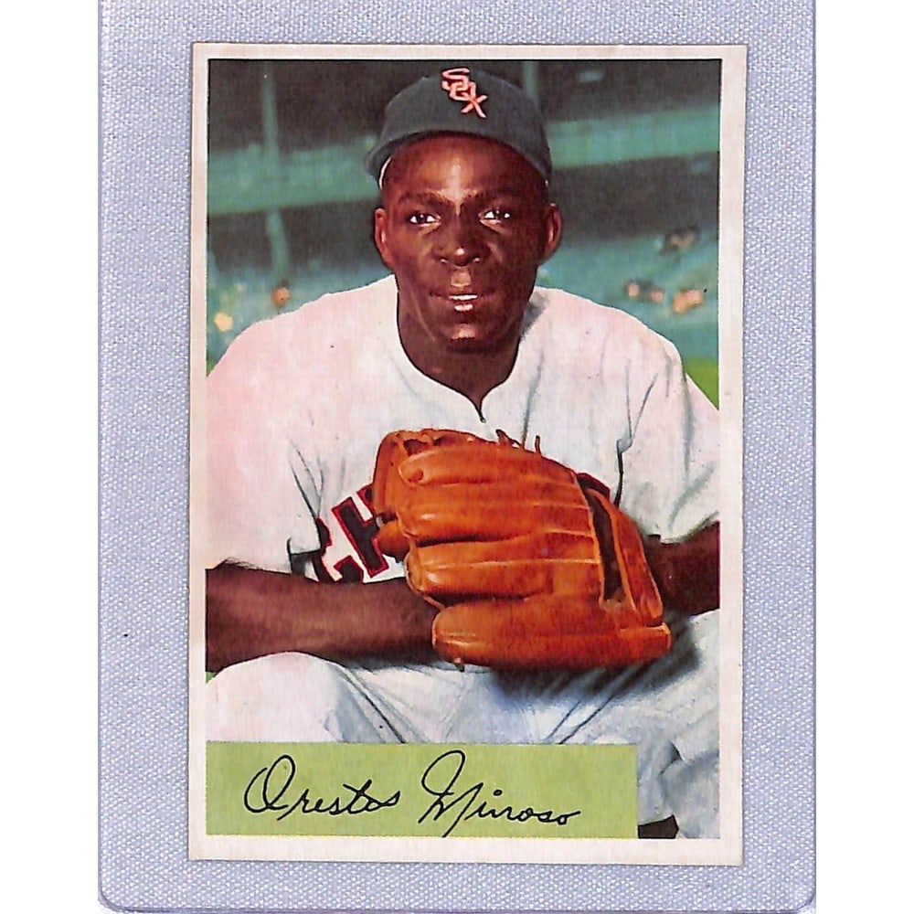 1954 Bowman Minnie Minoso High Grade (1 of 2)