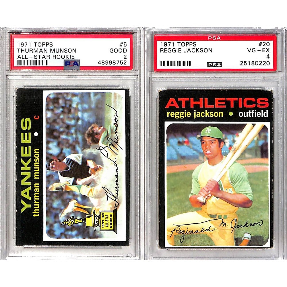 Two Psa Graded 1971 Topps Superstars (1 of 2)