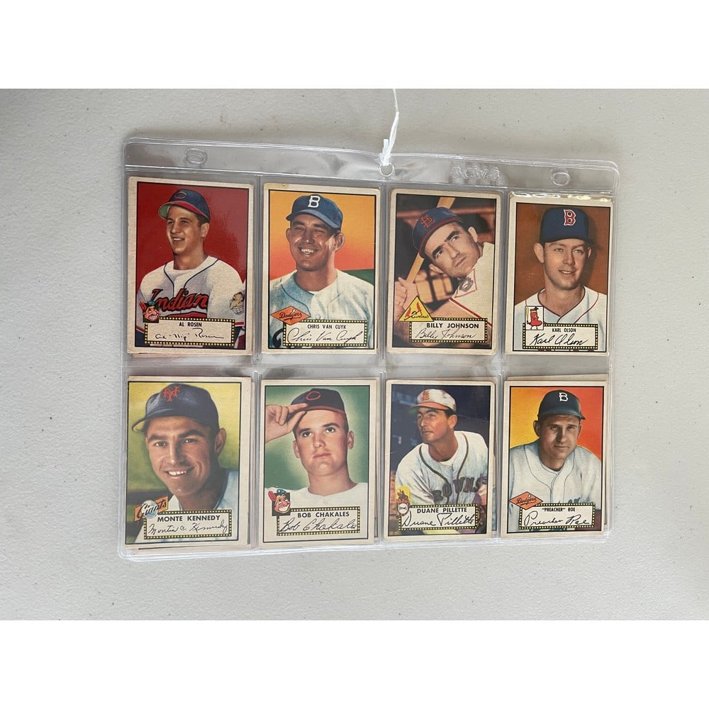 (16)1952 Topps Baseball Cards (1 of 4)