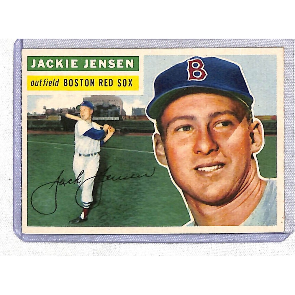 1956 Topps Jackie Jensen: 1956 Topps Jackie Jensen