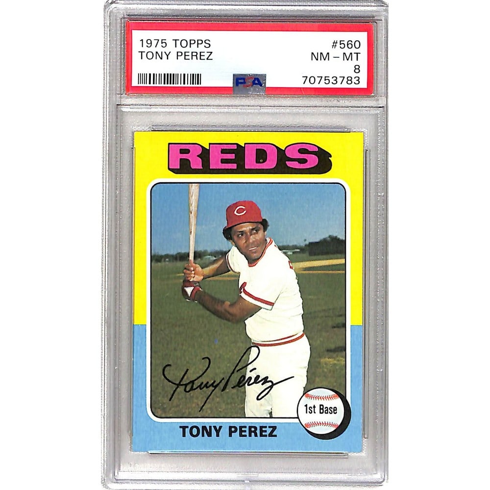 1975 Topps Tony Perez Psa 8 (1 of 2)