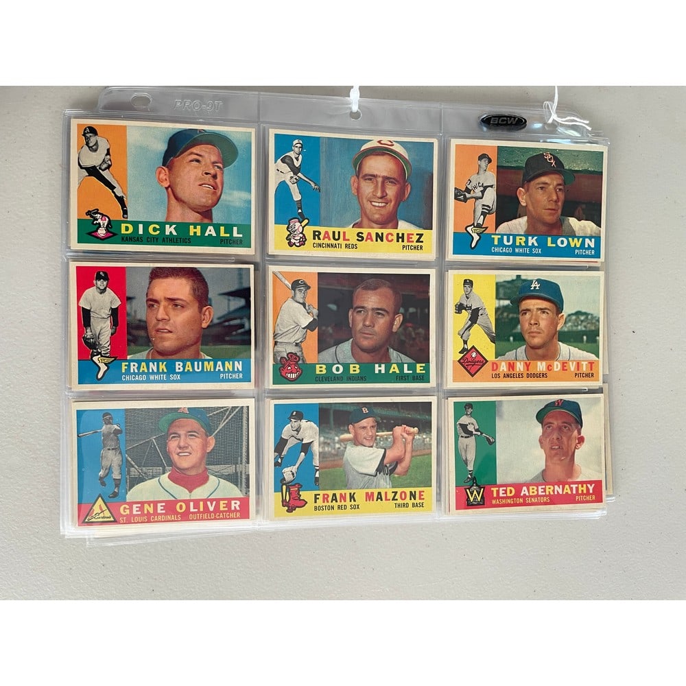 (45) Mint 1960 Topps Baseball Cards (1 of 5)