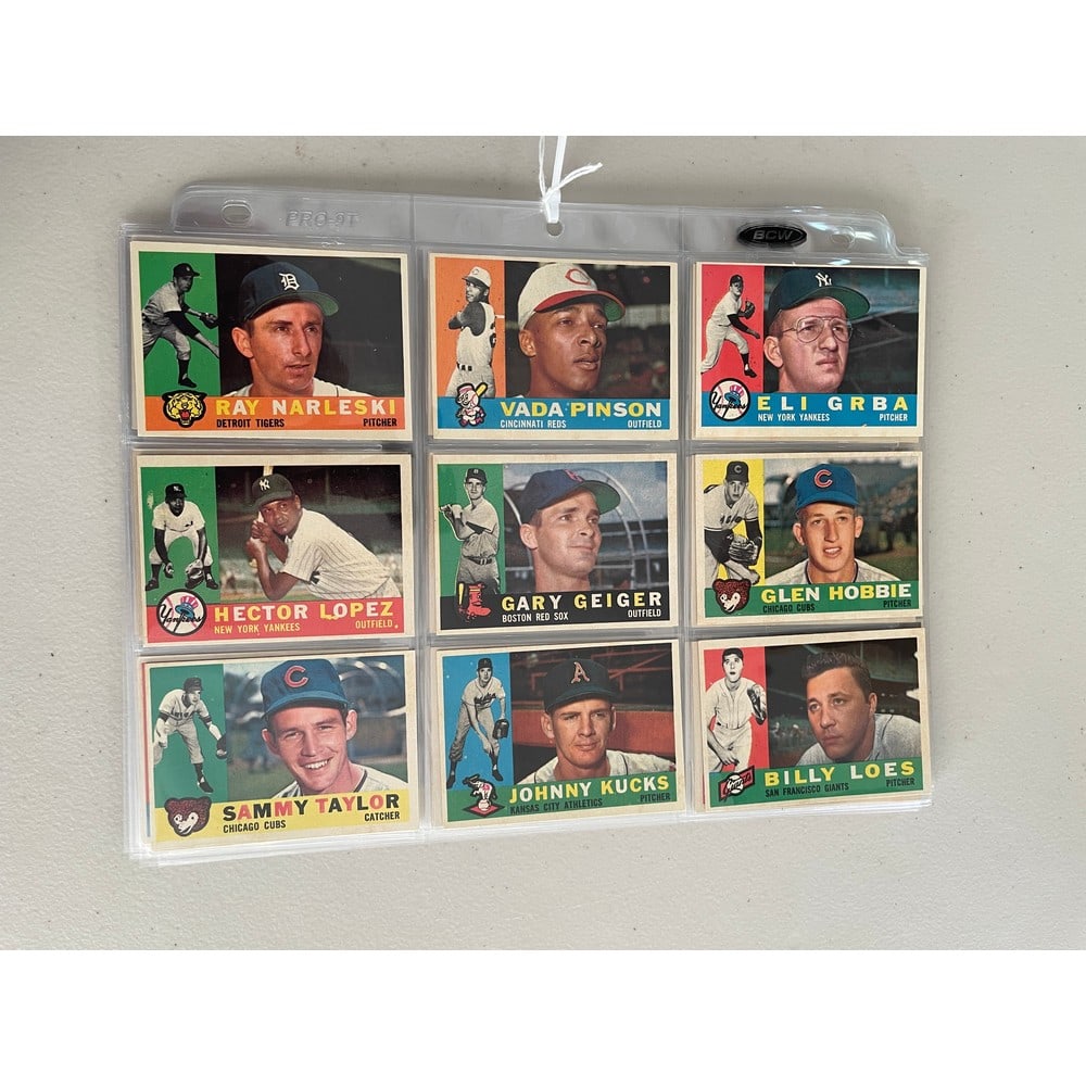 (45) Mint 1960 Topps Baseball Cards (1 of 5)