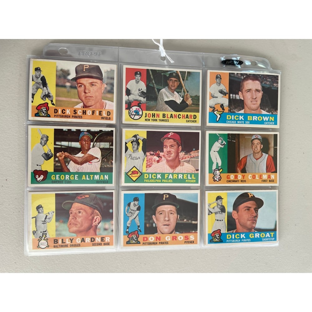 (45) Mint 1960 Topps Baseball Cards (1 of 5)