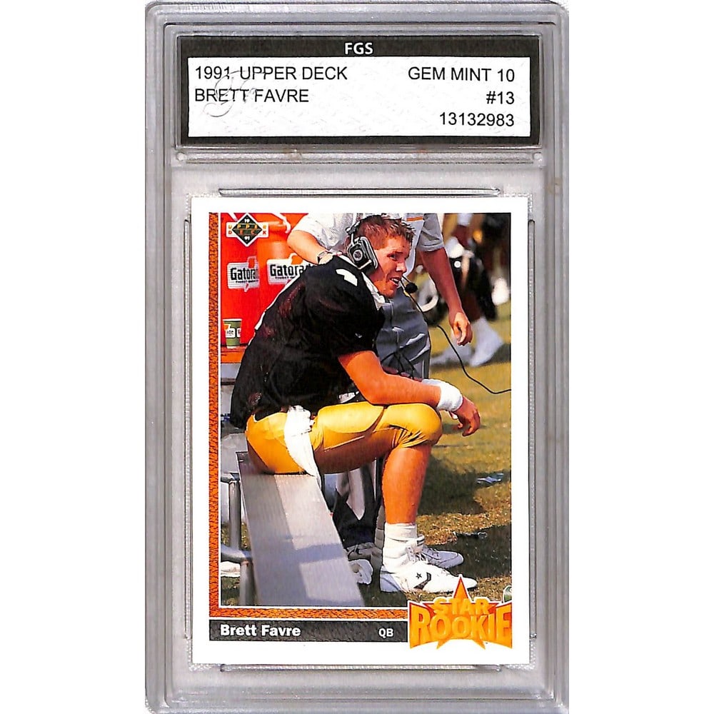 1991 Upper Deck Brett Favre Rc Fgs 10 (1 of 2)