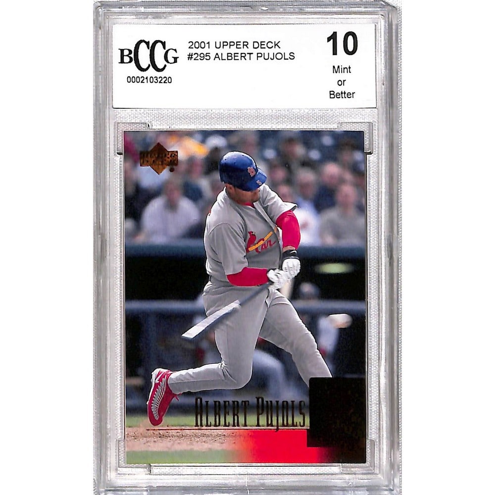 2001 Upper Deck Albert Pujols Rc Bccg 10 (1 of 2)
