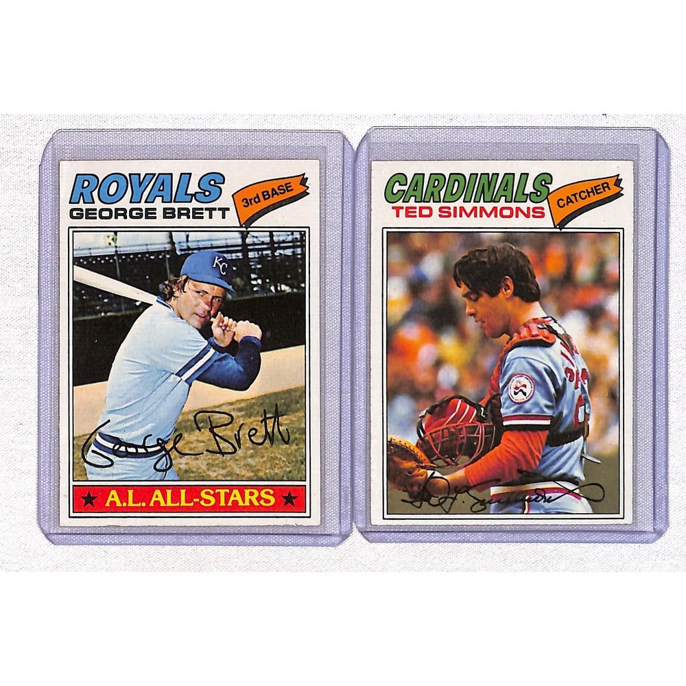 (8) 1977 Topps Baseball Hof/stars (1 of 8)