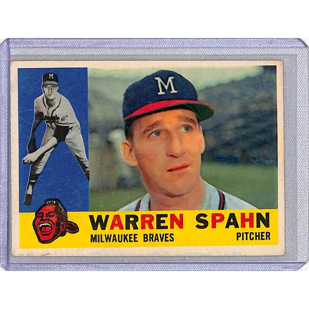 1960 Topps Warren Spahn (1 of 2)