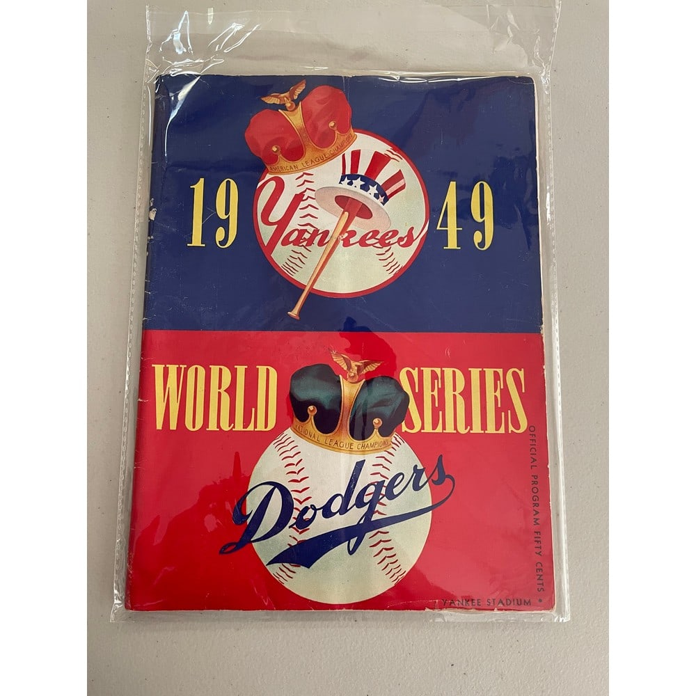 1949 World Series Program Yankees/dodgers (1 of 2)