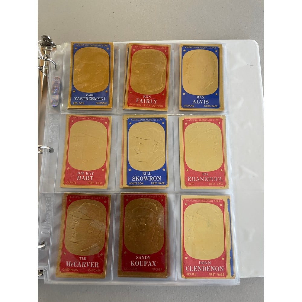 1965 Topps Embossed Baseball Complete Set (1 of 8)