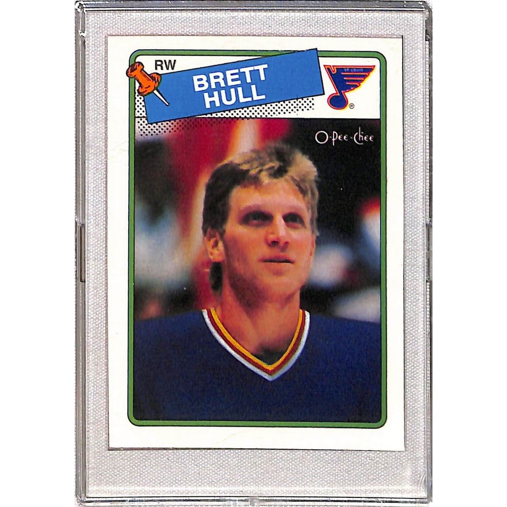 High Grade 1988-89 Opc Hockey Brett Hull Rc (1 of 2)