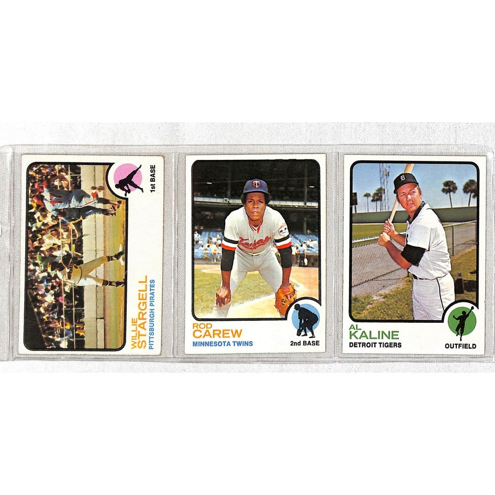 Three 1973 Topps Baseball Stars/hof (1 of 2)