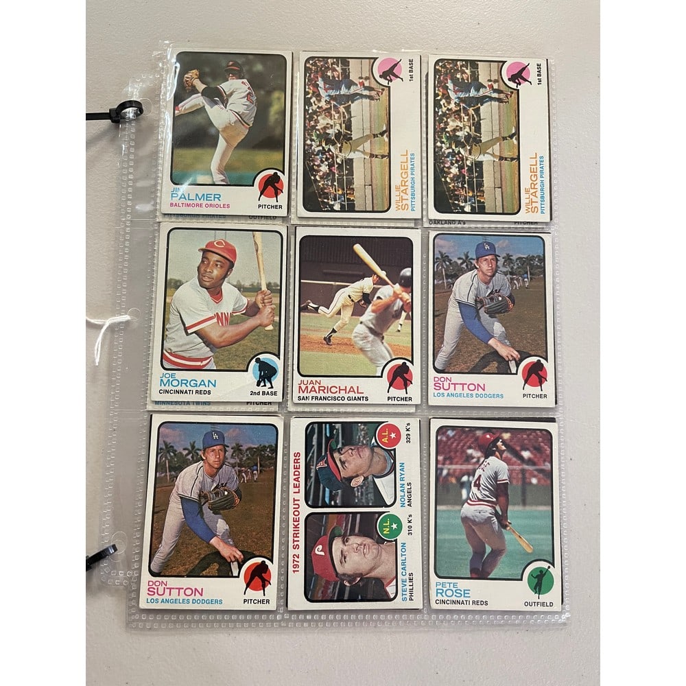 (23) 1973 Topps Baseball Stars/hof (1 of 3)