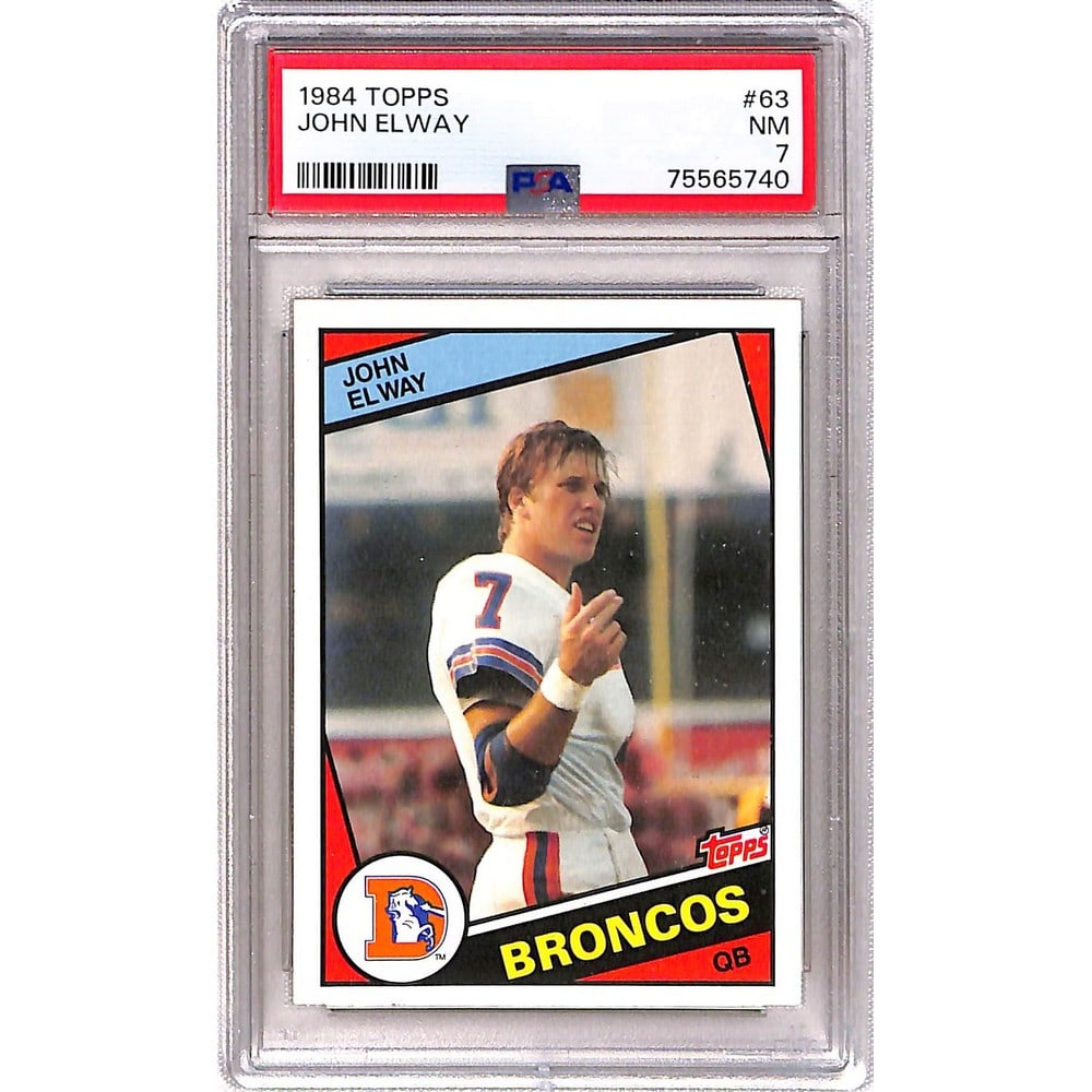 1984 Topps John Elway Rc Psa 7 (1 of 2)