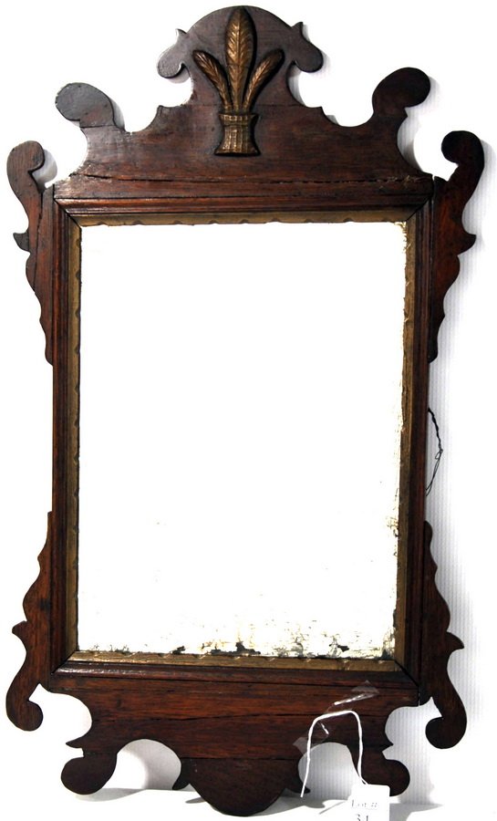 1770's Crippendale mirror 22": 1770's Crippendale mirror 22"