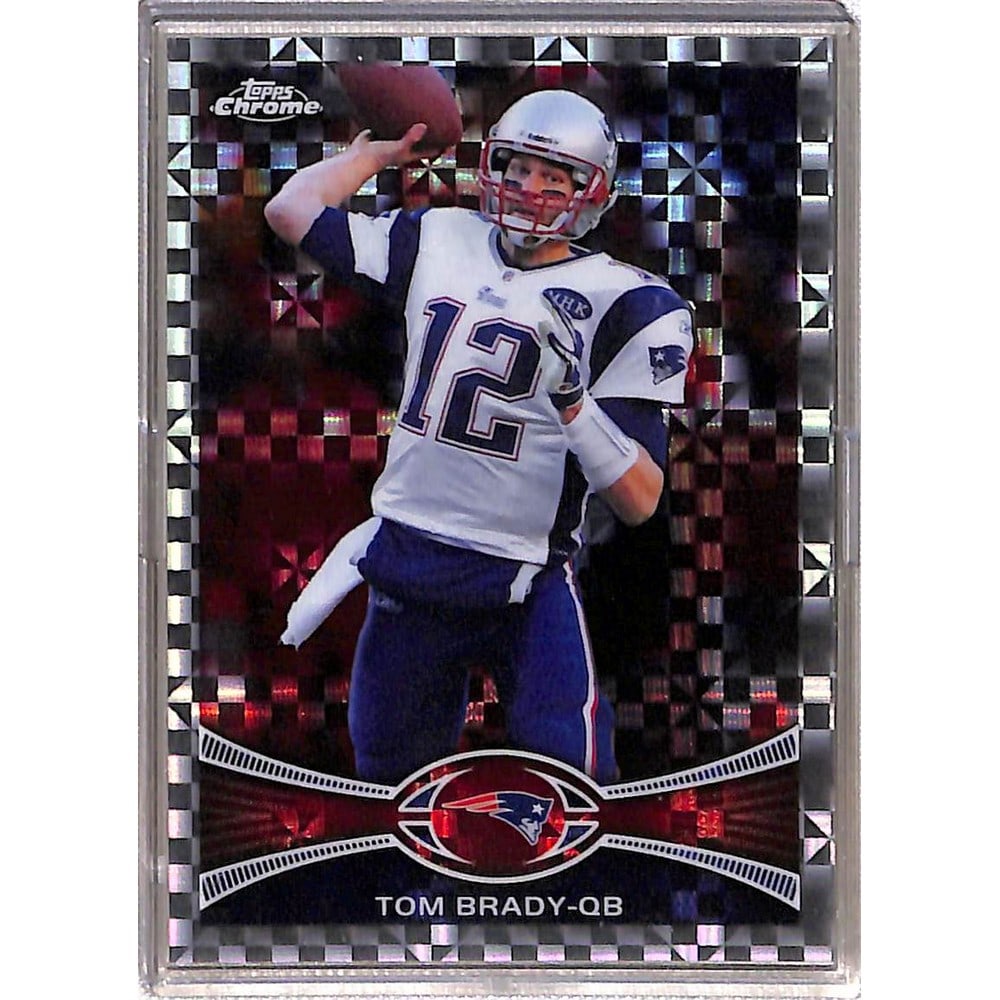 2012 Topps Chrome Tom Brady Xfractor (1 of 2)