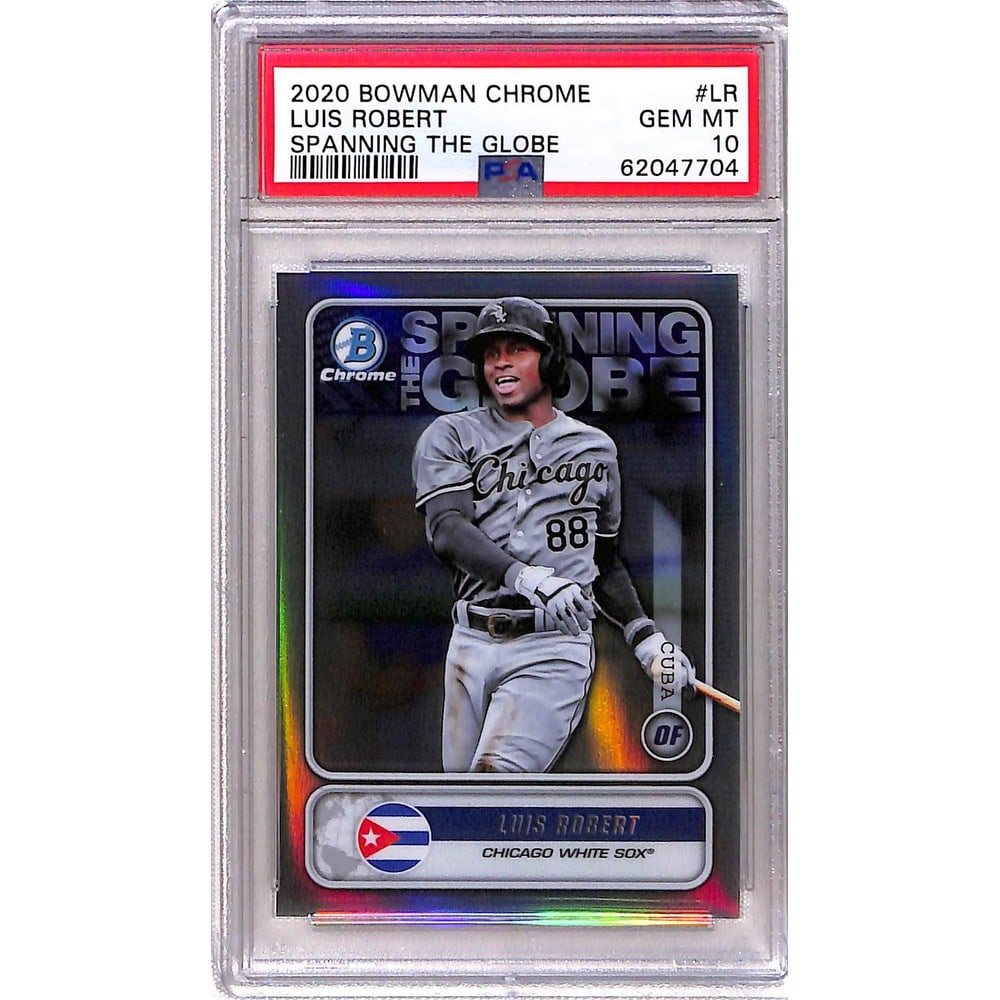 2020 Bowman Chrome Luis Robert Rc Psa 10 (1 of 2)