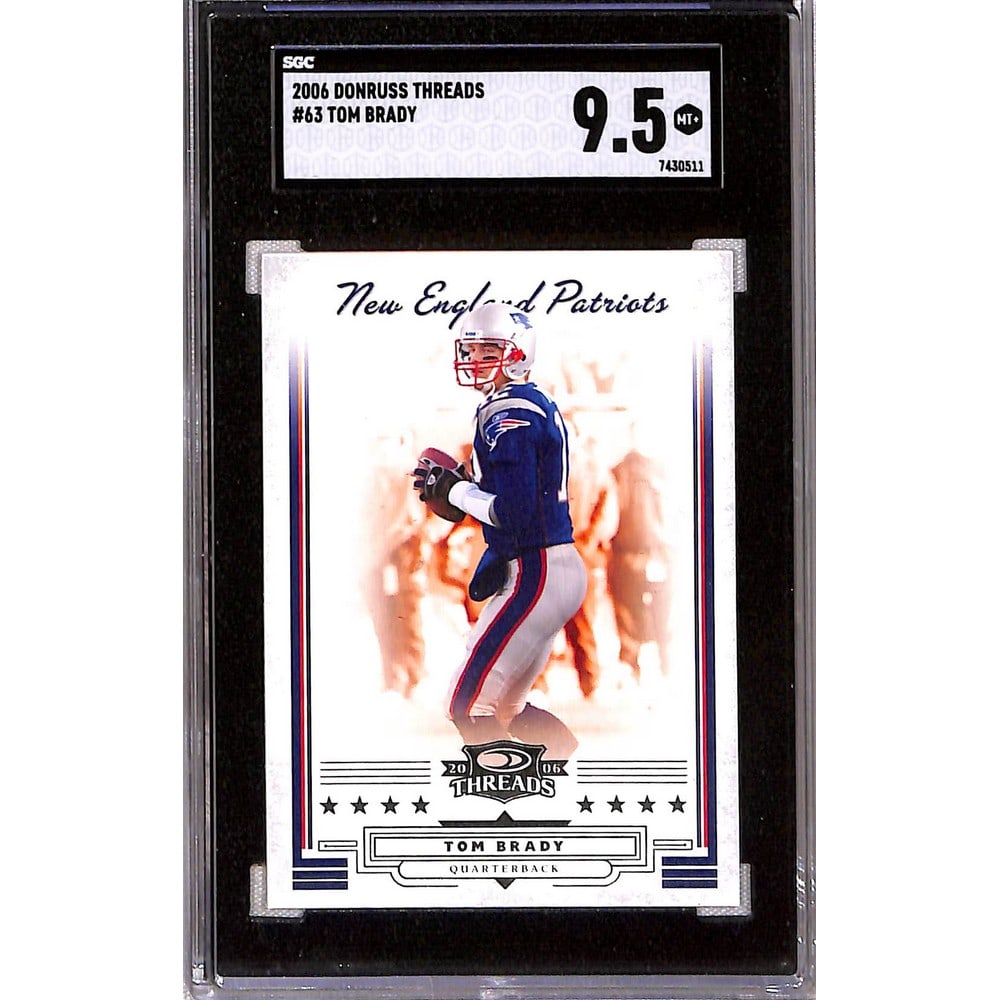 2006 Threads Tom Brady Sgc 9.5 (1 of 2)