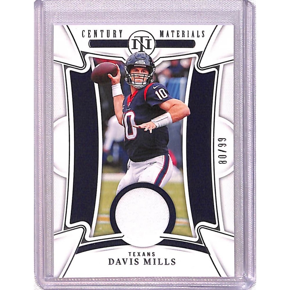 2022 National Treasures Davis Mills Jersey 80/99 (1 of 2)