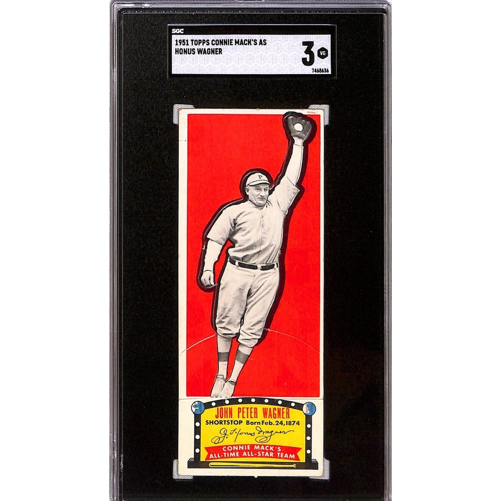 1951 Topps Connie Macks As Honus Wagner Sgc 3 (1 of 2)