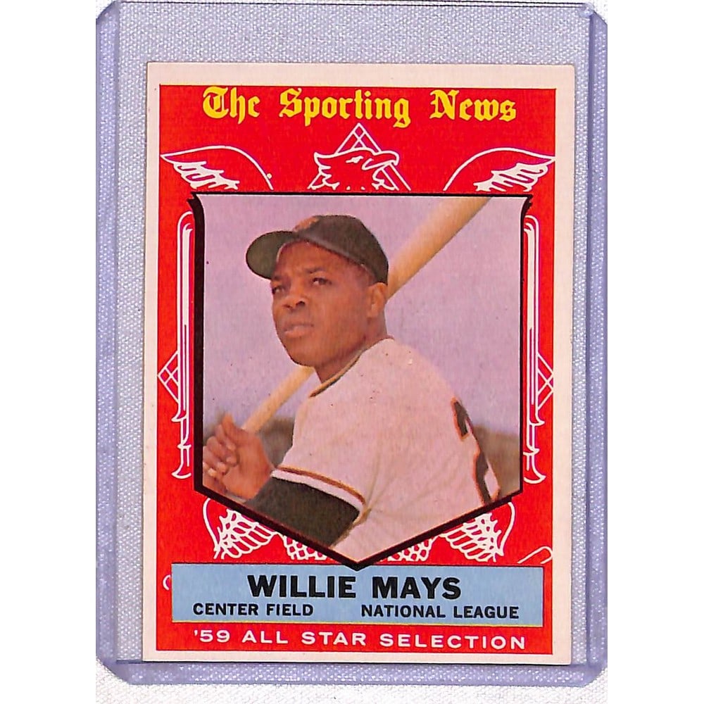1959 Topps Willie Mays Allstar Nice Shape (1 of 2)