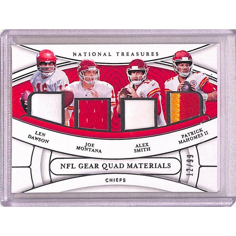 2021 National Treasures Mahomes/montana Game Used (1 of 2)